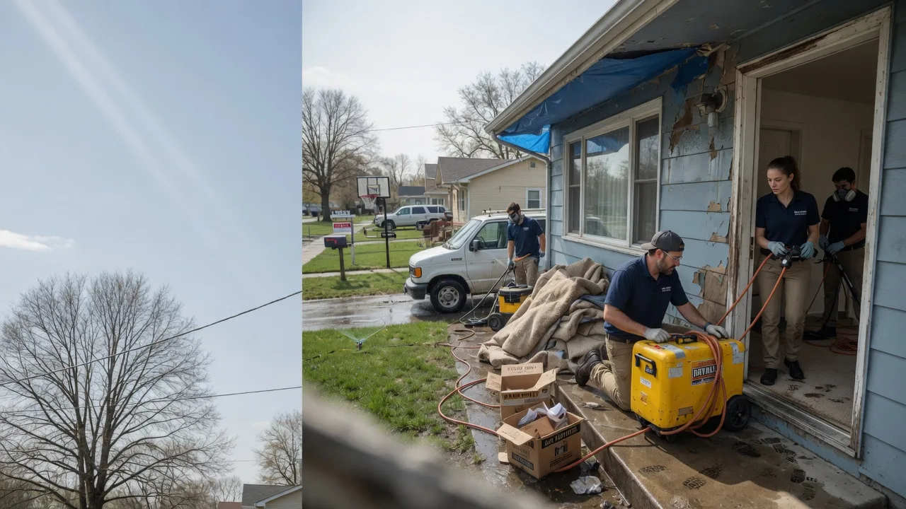 Basement Flood Cleanup in Shelbyville, IL near me